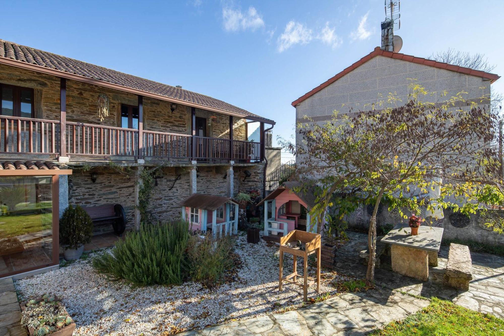 O Forno Do Curro-Habitacion Jardin Bed & Breakfast Boborás Dış mekan fotoğraf